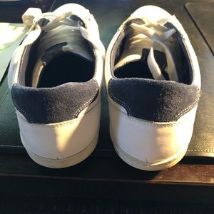 Parc Italian Leather White Sneakers Size 9D